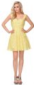 Main image of Broad Straps Fit & Flare Short Bridesmaid Party Dress